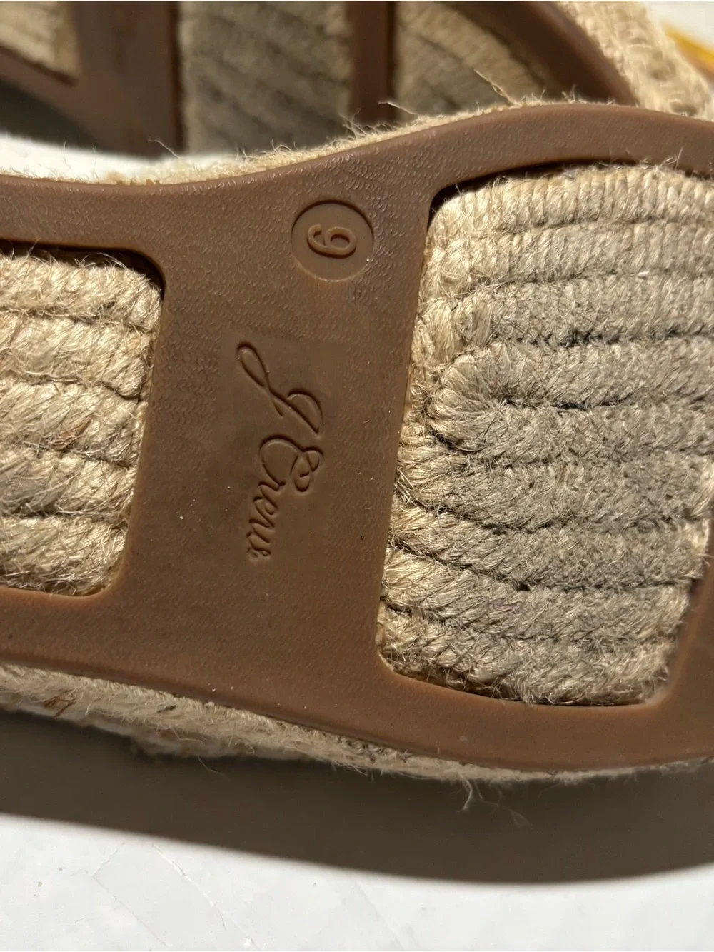 J. Crew White Canvas Espadrille Flats